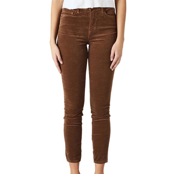 NEW L'AGENCE monique velvet jean in truffle - Picture 1 of 4